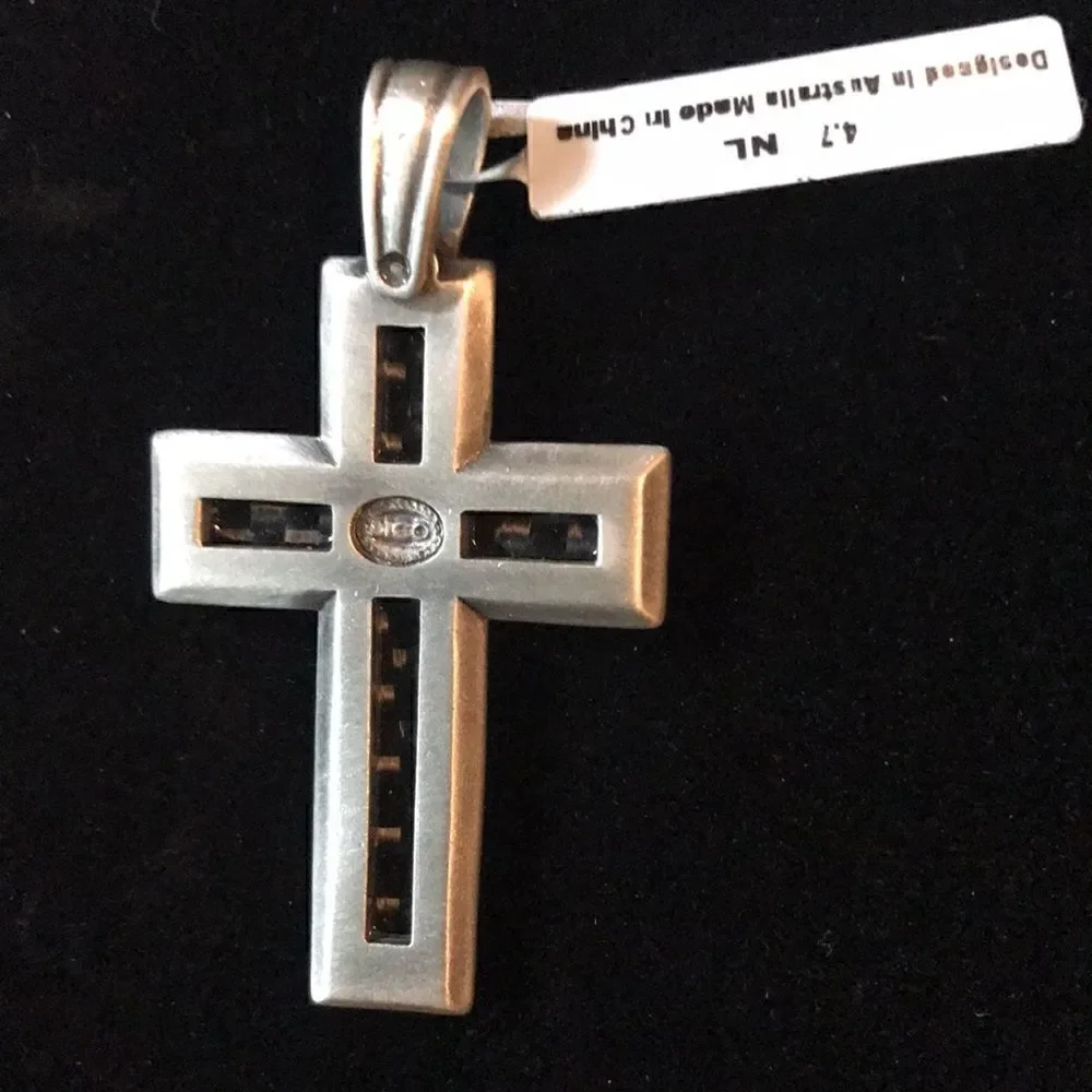 BICO AUSTRALIA NWT Tech Cross Pendant